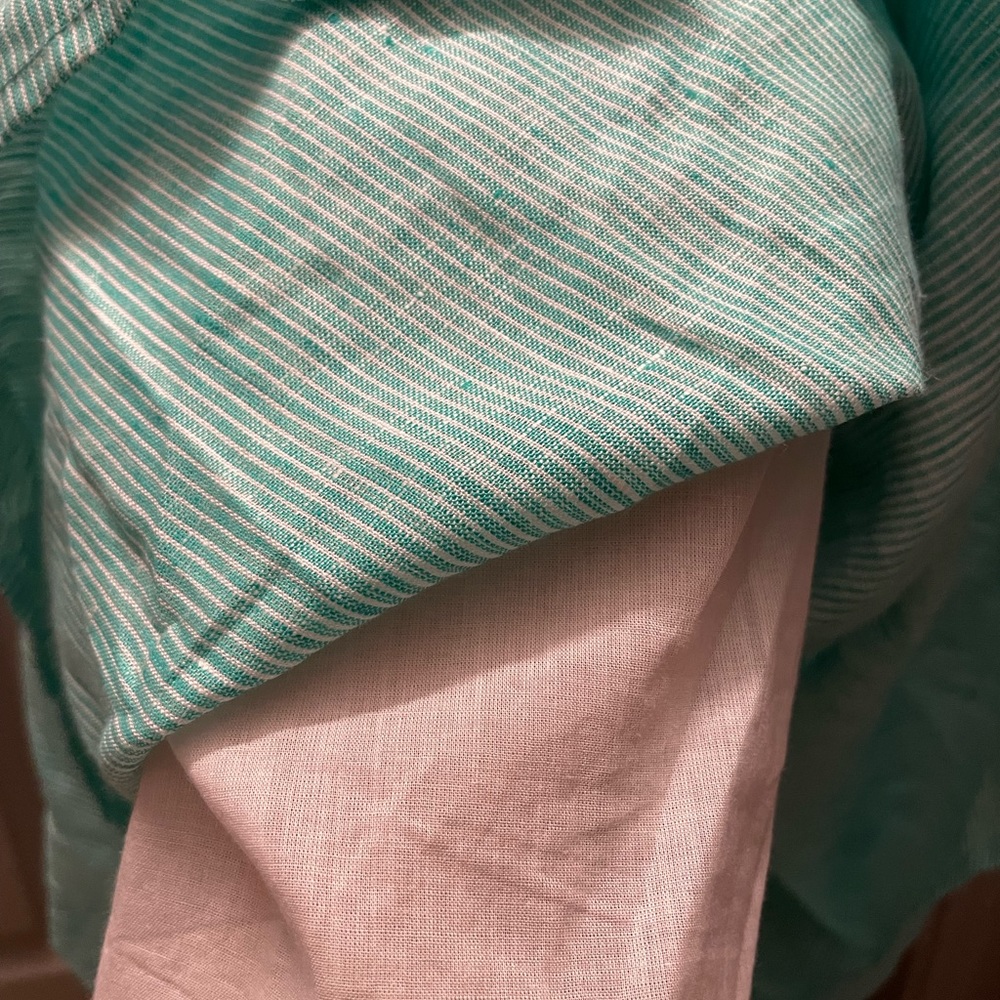 Mille Maui Dress in Green Stripe- Small (NWOT) - Picture 5 of 5
